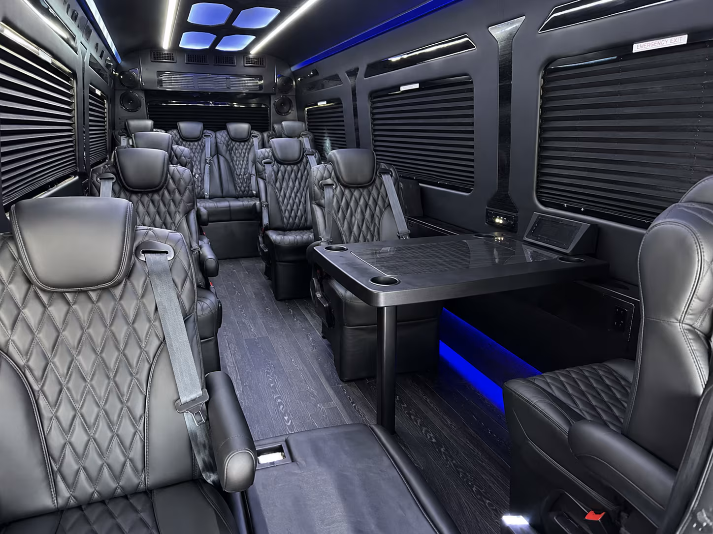 10 passenger sprinter van interior